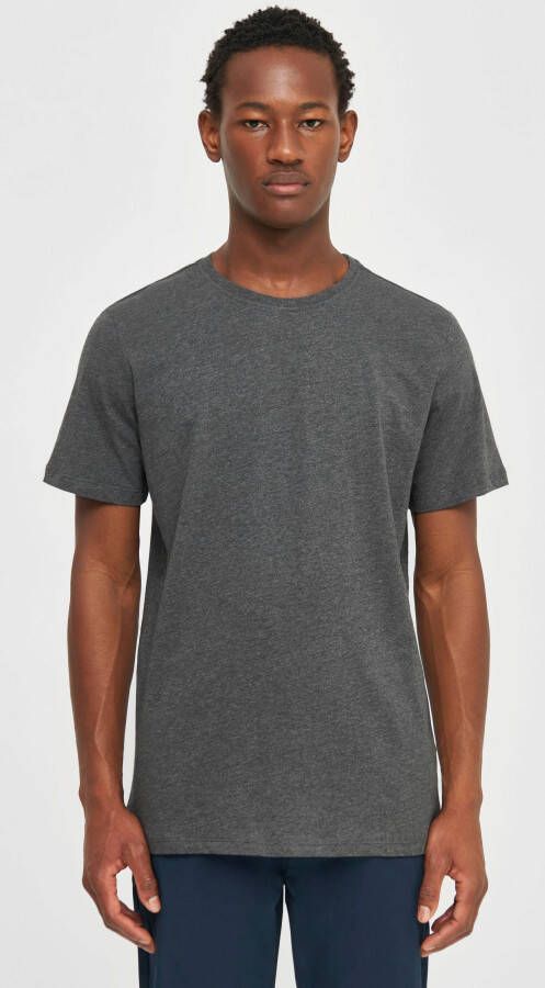 KnowledgeCotton Apparel T-shirt Basic shirt met rechte pasvorm