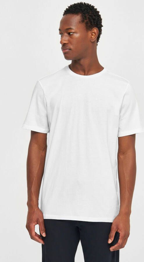 KnowledgeCotton Apparel T-shirt Basic shirt met rechte pasvorm