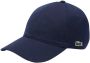 Lacoste Biologisch Katoenen Pet Marineblauw Verstelbare Sluiting Blauw - Thumbnail 1