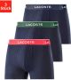 Lacoste 3-Pack Comfortabele Boxershorts met Elastische Tailleband Black Heren - Thumbnail 2