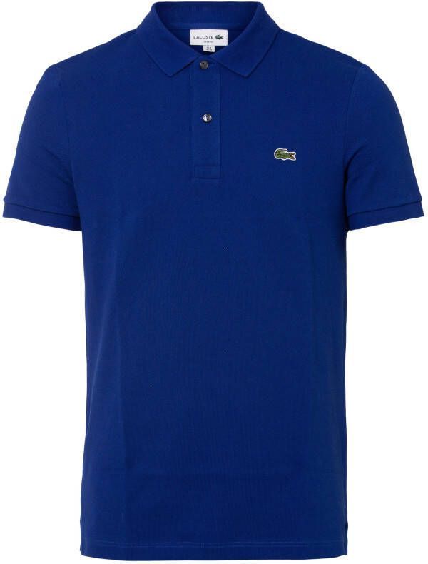 Lacoste Slim Fit Katoenen Polo Shirt (Blauw) Blue Heren