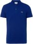 Lacoste Slim Fit Katoenen Polo Shirt (Blauw) Blue Heren - Thumbnail 1