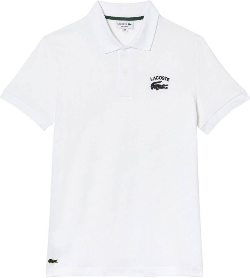 Lacoste Poloshirt Wit Heren
