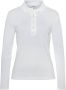 Lacoste Witte Polo Shirt met Moeder van Parel Knopen White Dames - Thumbnail 1