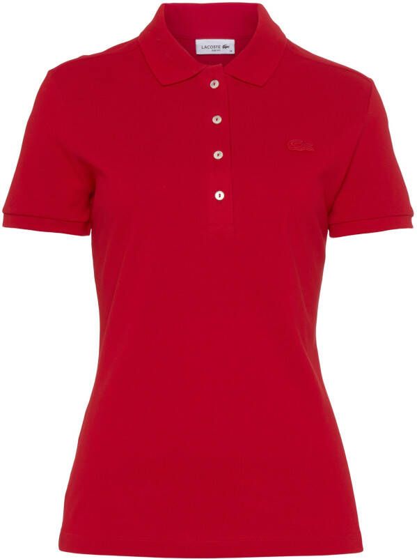 Lacoste Poloshirt met harmonieus gekleurde -krokodil op borsthoogte (1-delig)