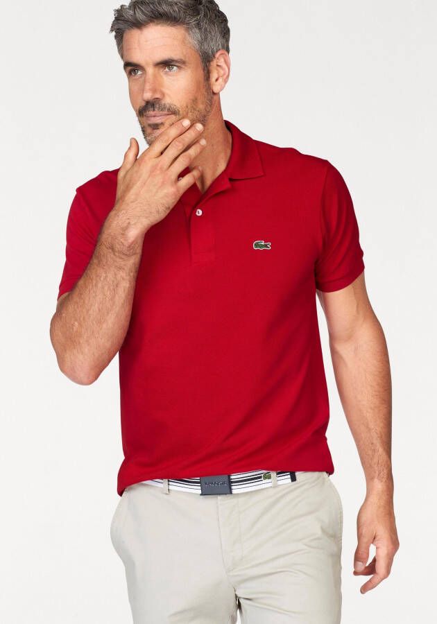 Lacoste Poloshirt met knopen in parelmoer-look (1-delig)