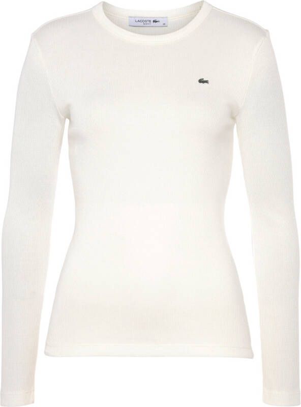 Lacoste Sport Shirt met lange mouwen en labelbadge