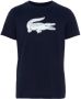 Lacoste Shirt met ronde hals met logoprint op borsthoogte - Thumbnail 1