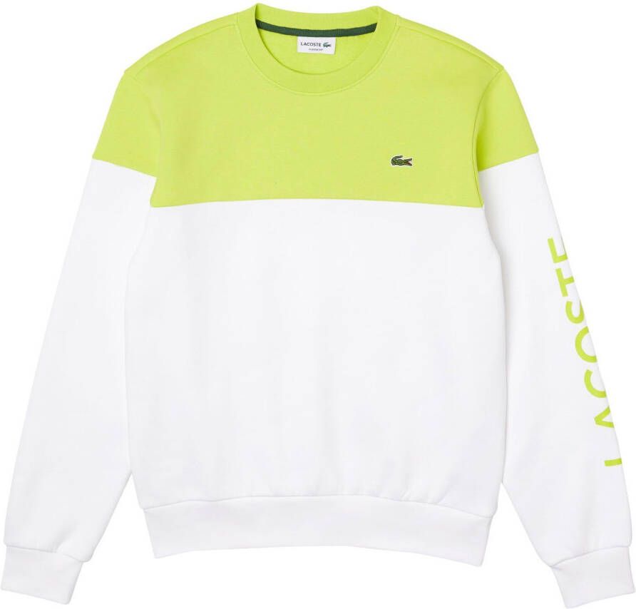 Lacoste Sweatshirt met labelprint model 'COLOUR BLOCK CREW'