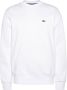 Lacoste Witte Heren Sweatshirt met Geribbelde Zoom en Manchetten White Heren - Thumbnail 2
