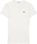 Lacoste Casual Katoenen T-shirt voor vrouwen White Dames - Thumbnail 2