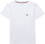 Lacoste T-shirt met logo 001 white Wit Jongens Katoen Ronde hals Logo 164 - Thumbnail 3