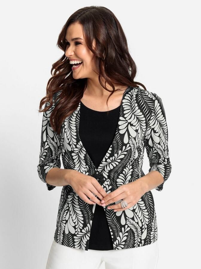 Lady 2-in-1-shirt 2-in-1 (1-delig)