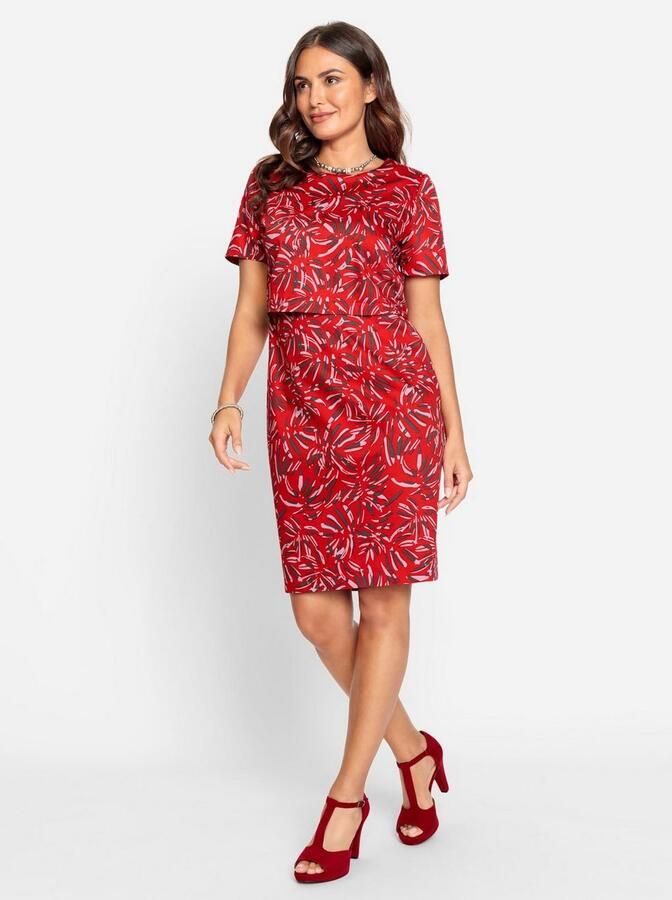 Lady Gedessineerde jurk