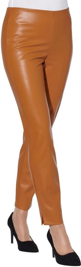 Lady Imitatieleren broek - Foto 4