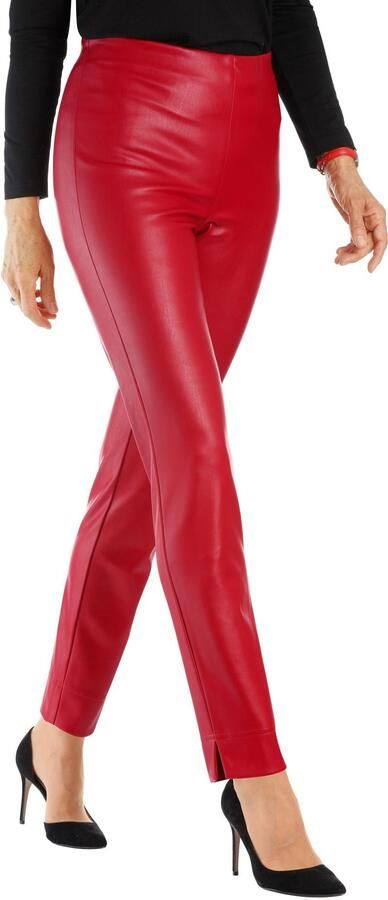 Lady Imitatieleren broek - Foto 4