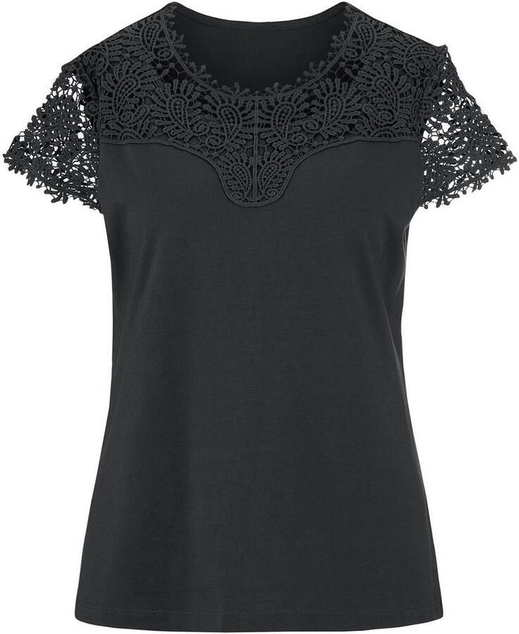 Lady Kanten Shirt (1-delig)