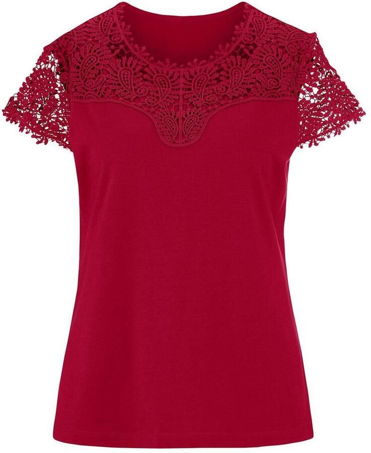 Lady Kanten Shirt (1-delig)