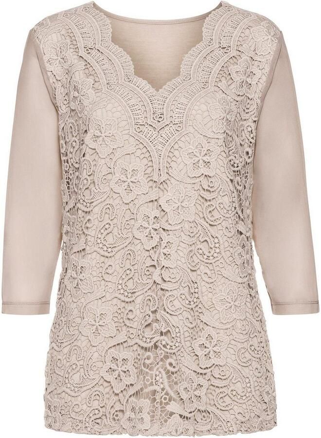 Lady Kanten Shirt (1-delig)