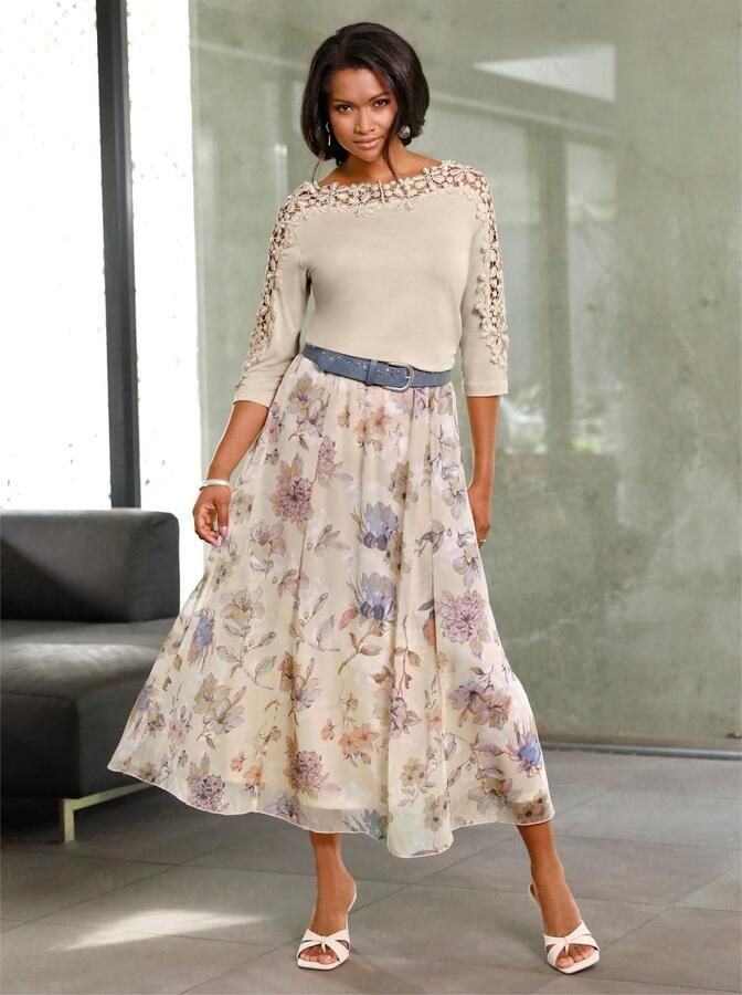 Lady Shirt met 3 4 mouwen Shirt (1-delig) - Foto 4