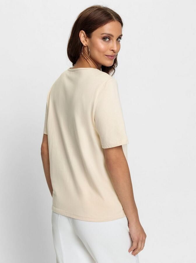 Lady Shirt met ronde hals (1-delig)