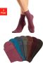 Lascana Basic sokken in kleurrijke mêleekleuren (set 7 paar) - Thumbnail 1