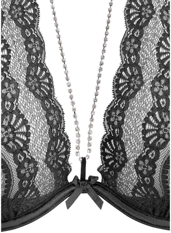 Lascana Belle Affaire Bh met halterbandjes met afneembare stras-ketting sexy lingerie sexy ondergoed - Foto 2