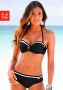 Lascana Beugelbikini in bandeaumodel met contrastdetails - Thumbnail 1