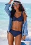 Lascana Beugelbikini met opzij aangerimpeld bikinibroekje - Thumbnail 1