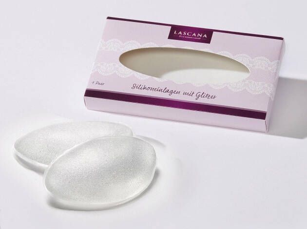 Lascana Bh-inlay's transparant met lichte glitter