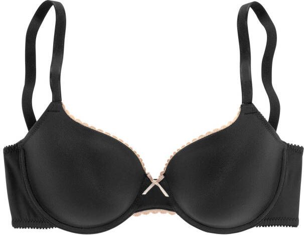 Lascana Bh met steuncups met beugel van zijdeachtige microvezel