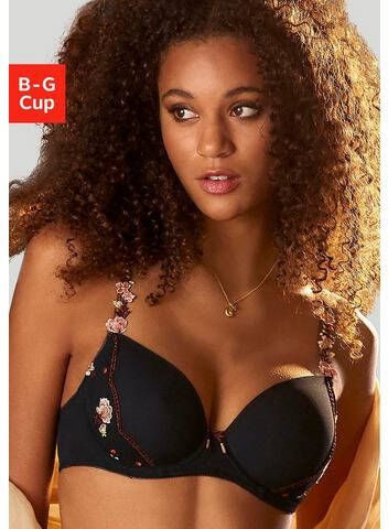 Lascana Bh met steuncups Maria met prachtige bloemenbandjes sexy dessous