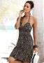 Lascana Jurk in haltermodel met etnische print kort zomerjurk strandjurk - Thumbnail 1