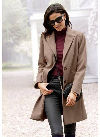 Lascana Korte jas in klassiek ontwerp damesjas blazermantel casual-chic