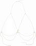 Lascana Lange ketting met strass lichaamsketting kettingriem bikiniketting halsketting - Thumbnail 1