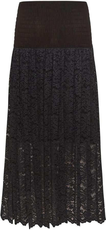 Lascana 2-in-1-jurk van gebloemd kant zomerjurk of maxirok elastisch - Foto 6