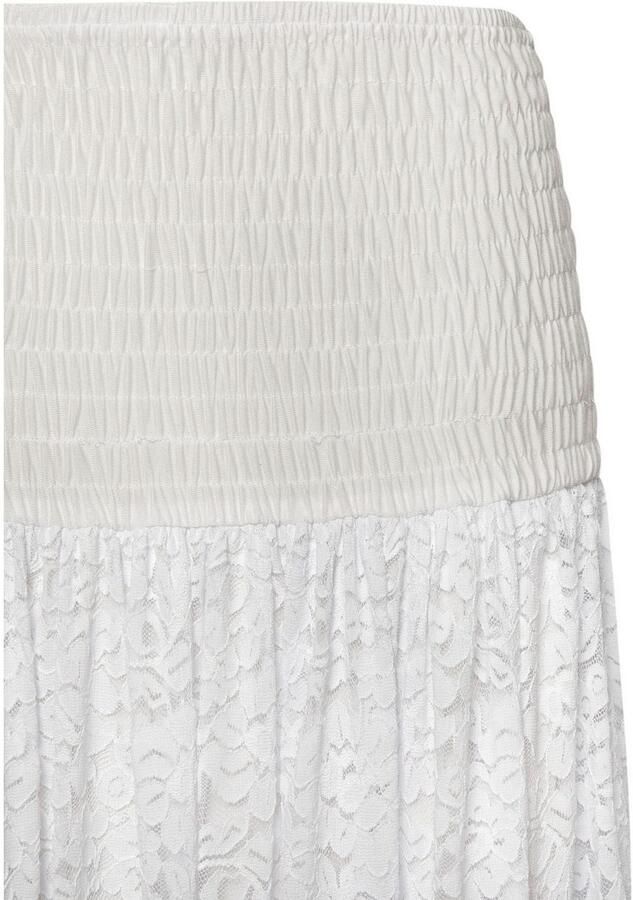 Lascana 2-in-1-jurk van gebloemd kant zomerjurk of maxirok elastisch - Foto 4