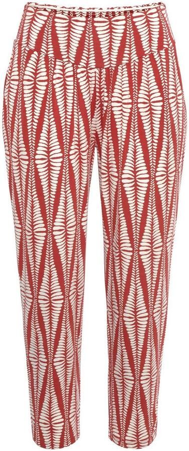 Lascana 7 8-broek met brede boord lichte zomerbroek met zakken strandbroek - Foto 6