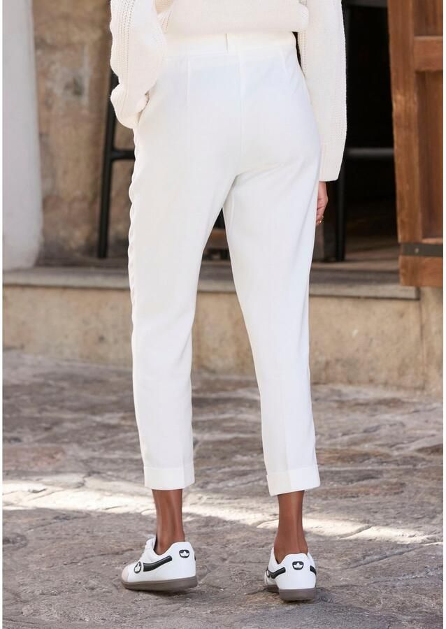 Lascana 7 8 broek met persvouwen smalle pijp - Foto 3