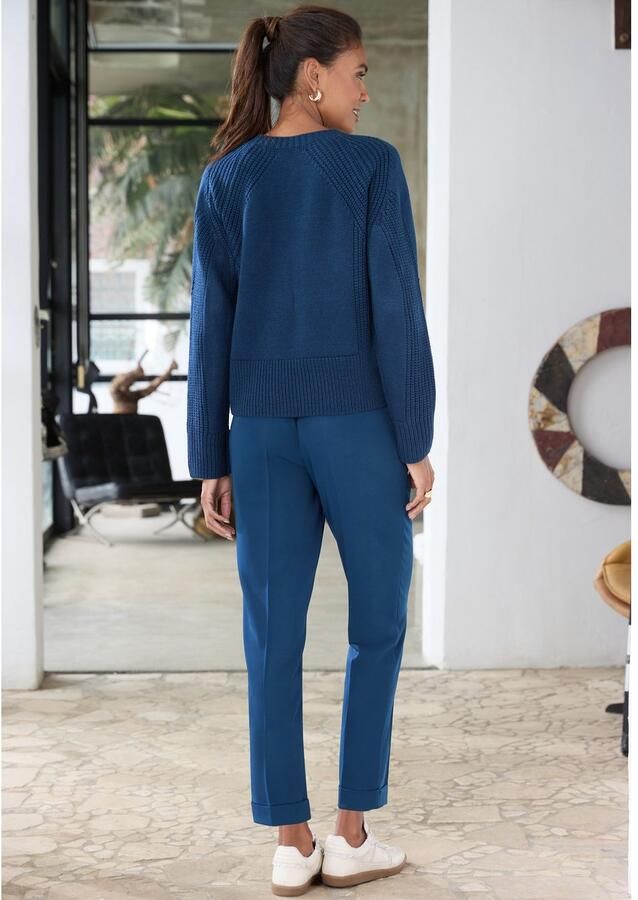 Lascana 7 8 broek met persvouwen smalle pijp - Foto 2