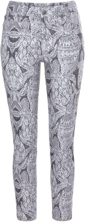 Lascana 7 8-jegging met alloverprint smalle pasvorm super-stretch kwaliteit - Foto 8