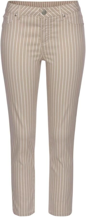 Lascana 7 8-jegging met gestreepte print in slim-fit superstretch stof - Foto 6