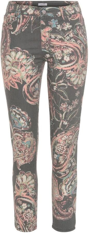 Lascana 7 8-jegging met paisley-print smalle pasvorm super-stretch-kwaliteit - Foto 6