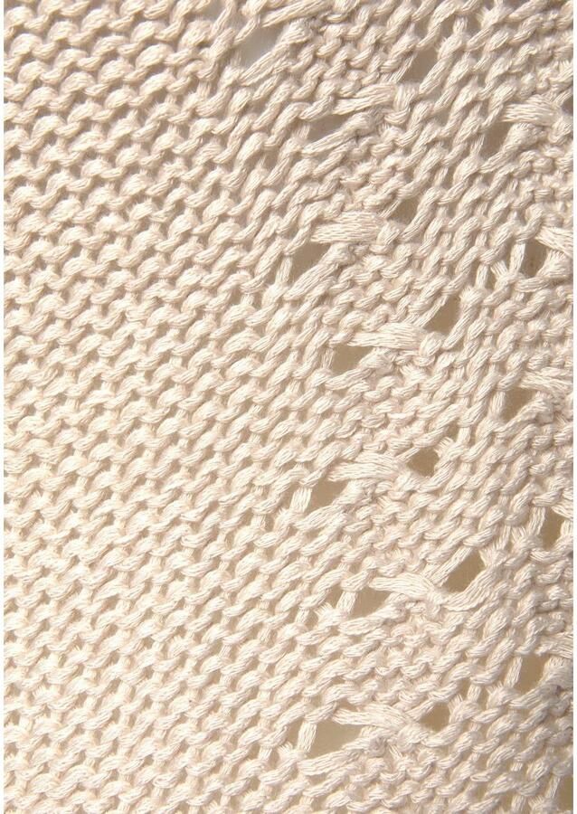 Lascana Ajourtrui met geweldig ajour gebreid patroon strandtrui licht transparant - Foto 4