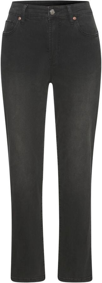 Lascana Ankle jeans met stretch elastische jeans in rechte pasvorm - Foto 4