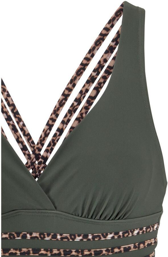 Lascana Badpak Adelin met een modellerend effect en trendy gekruiste banden - Foto 3