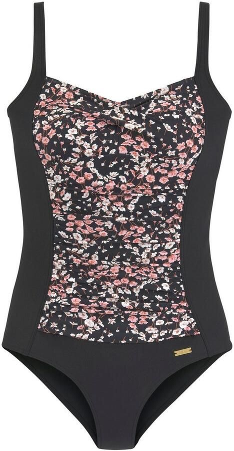 Lascana Badpak Blair met gebloemd design en modellerend effect - Foto 4