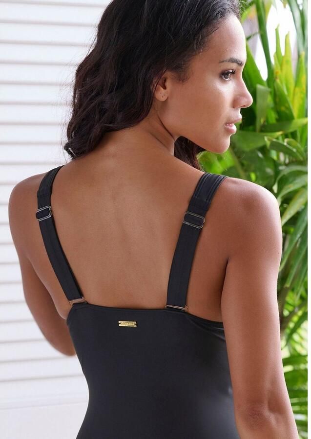 Lascana Badpak geïntegreerde softcups hoge rechte rug v-hals - Foto 2