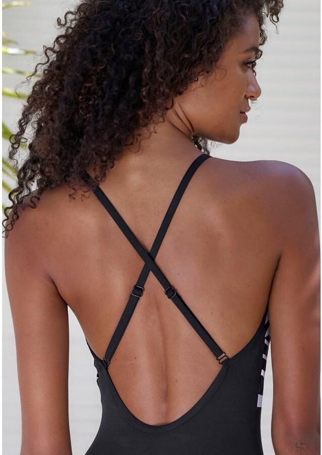 Lascana Badpak in klassiek zwart-wit - Foto 2