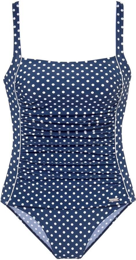 Lascana Badpak in stippen-design met een modellerend effect - Foto 3